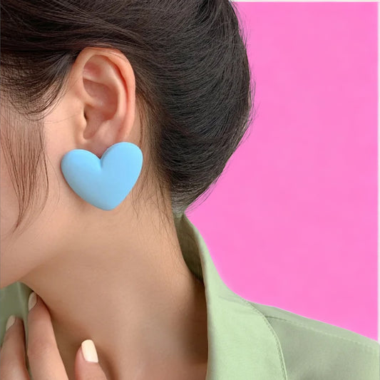 Love hearts earrings