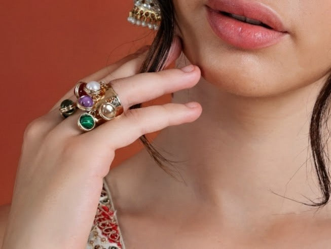 Multicolour Ring by Senshi Jewellery, view 3