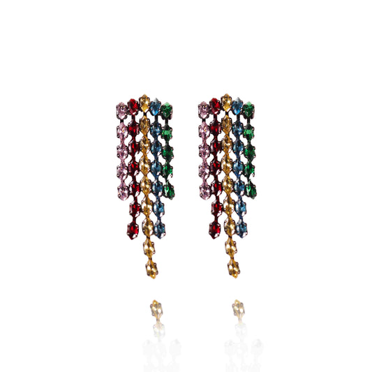 crystal dangler earrings