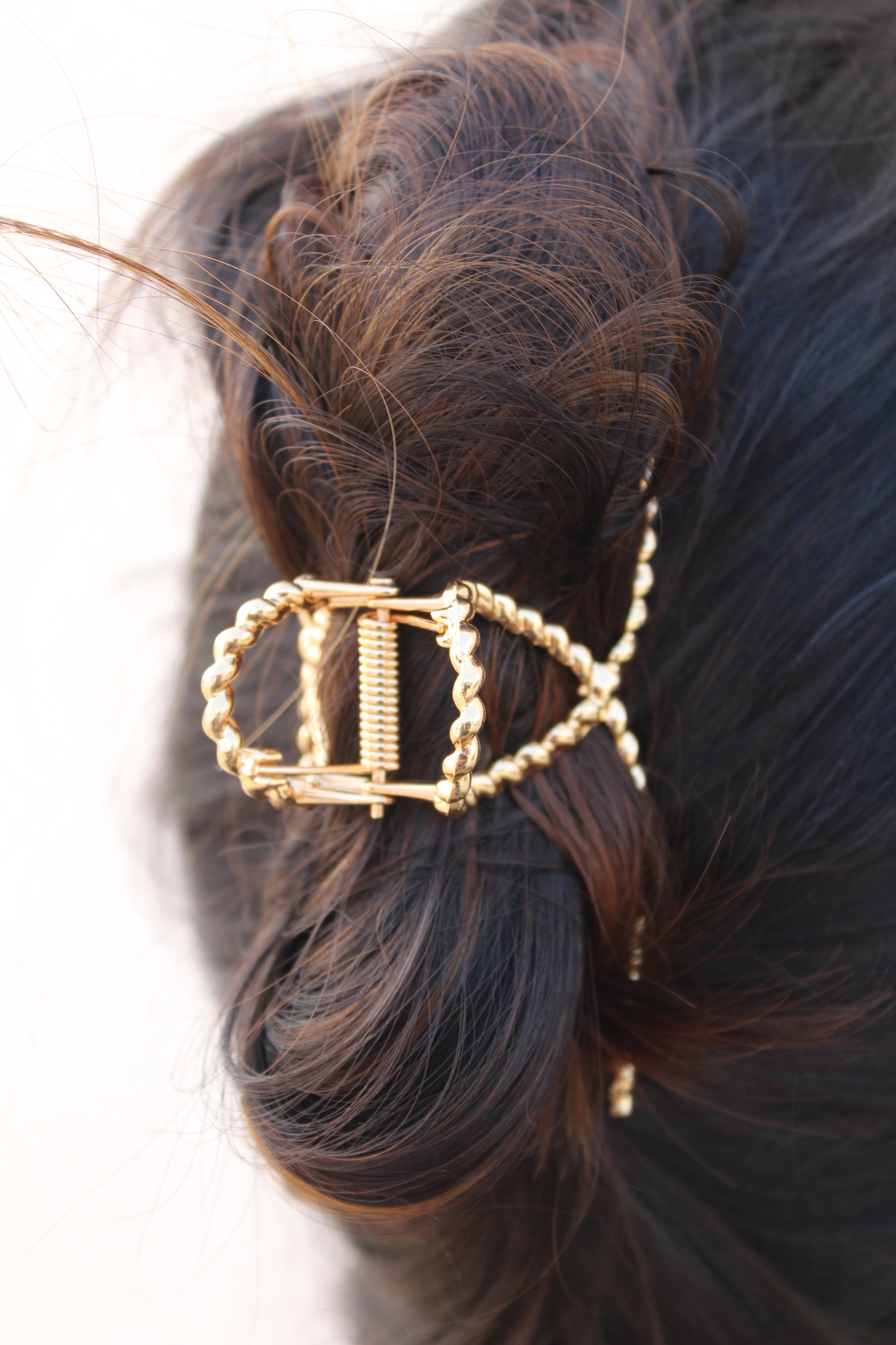 Gold plated boat hair clip